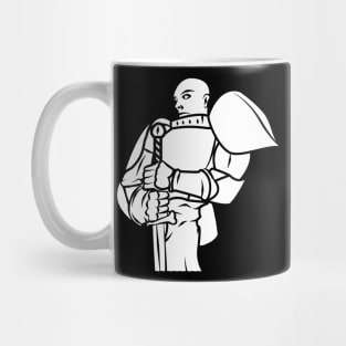 Knight Paladin (White): A Fantasy Design Mug